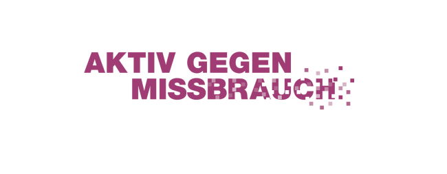 Banner: Aktiv gegen Missbrauch