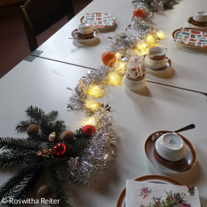 Weihnachtliche Tisch-Dekoration