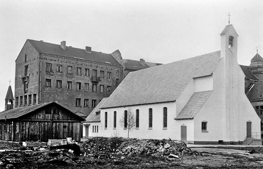 Die dritte Kreuzkirche 1950
