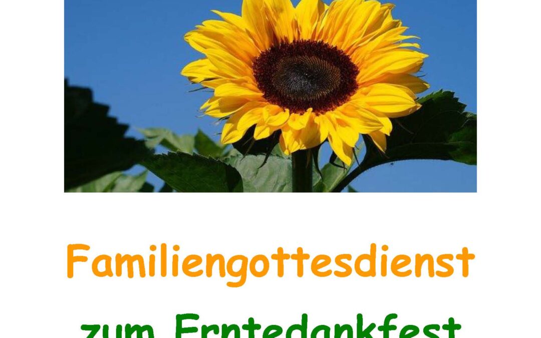 Familiengottesdienst zu Erntedank
